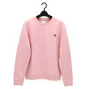 メゾンキツネ MAISON KITSUNE スウェットトレーナー 長袖 クルーネック フォックスヘッドパッチレギュラースウェットシャツ FOX HEAD PATCH REGULAR SWEATSHIRT LW00302KM0001 ユニセックス レディース メンズ コットン シンプル ワンポイント 無地