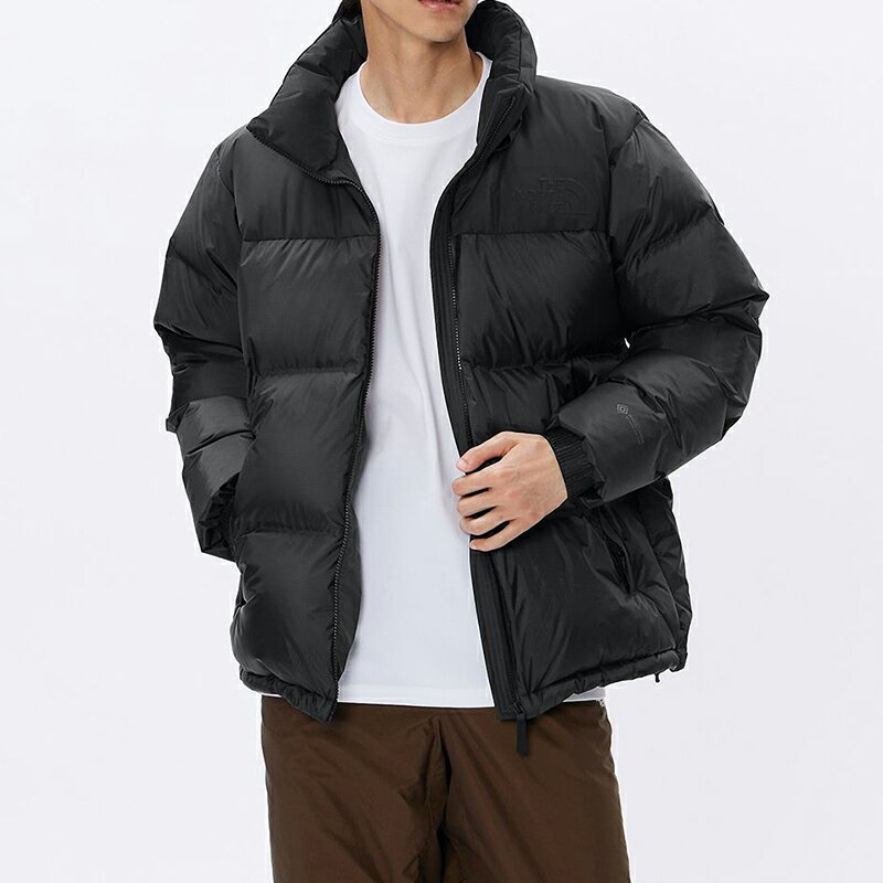 ノースフェイス THE NORTH FACE GTX ヌプシジャケット GTX Nuptse Jacket ダウンジャケット ND92332 メンズ 国内正規品 ショート丈 防寒 はっ水加工 フード収納可能 ポケッタブル仕様 アウトドア キャンプ カジュアル タウンユース