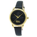 ヴィヴィアンウエストウッド Vivienne Westwood 時計 ウォッチ レディース カーナビー CARNABY VV163GDBLK ブラック文字盤 腕時計 ラウンドケース 円形 アナログ