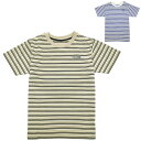 ザ・ノース・フェイス THE NORTH FACE ショートスリーブボーダーティー S/S Border Tee 半袖Tシャツ NTJ32317 キッズ 国内正規品 リサイクルポリエステル ボーダー 吸汗速乾 ロゴプリント 静電ケア UVケア ランニング スポーツ デイリーユース(4)