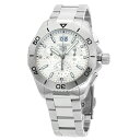 タグホイヤー TAG Heuer アクアレーサープロフェッショナル200 クロノグラフ 時計 ウォッチ メンズ CBP1111 BA0627 シルバー文字盤(2)
