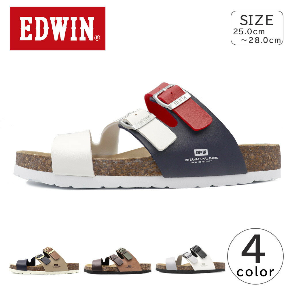 EDWIN メンズ サンダル コンフォートサンダル 定番 エドウィン EB1005 紳士 靴