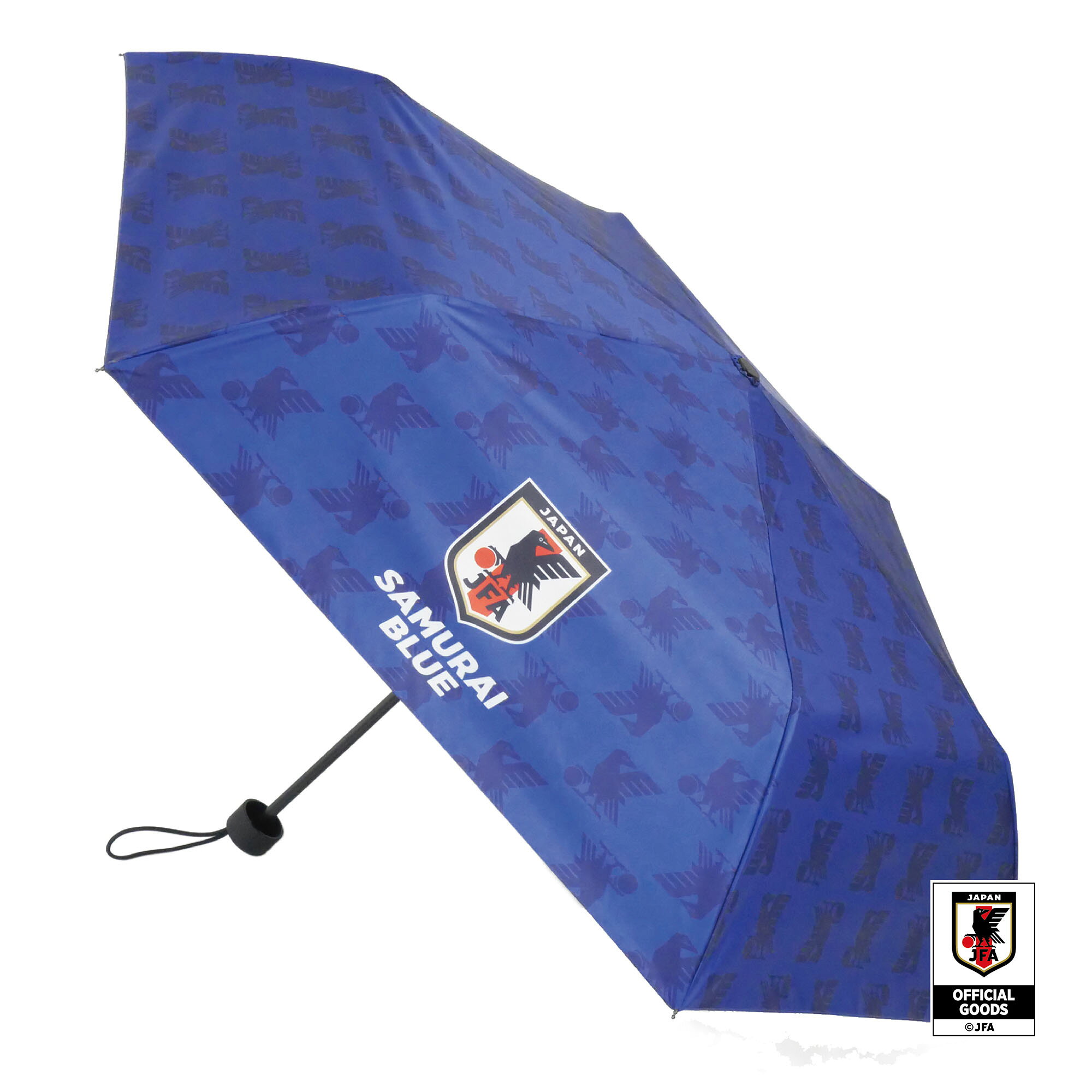 サッカー日本代表オフィシャルライセンスグッズ 傘 日傘 雨傘 晴雨兼用傘 ブルー サッカー　Jリーグ(4.0)