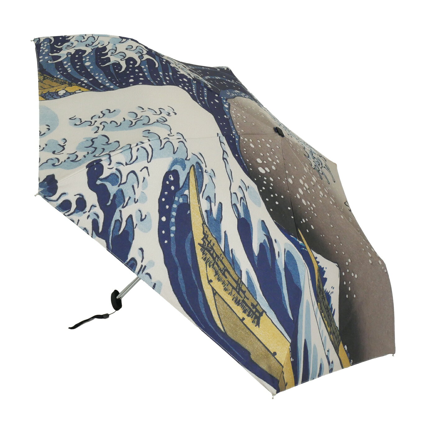 Rakuten - 浮世絵づくし　フラット折りたたみ傘　インバウンド　雨傘・日傘兼用