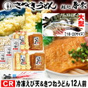 お中元 夏ギフト 夏の贈りもの 夏の美味 ご挨拶 讃岐うどん 冷凍うどん えび天 きつねうどん 12人前【CR】送料無料 お試し さぬきうどん お取り寄せグルメ ギフト 心ばかり 御礼 内祝い 誕生日 プレゼント 米寿 お慶び 結婚祝 お見舞 粗品 食品備蓄 差し入れ