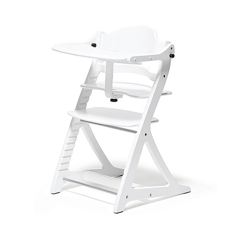 ベビーチェア すくすくチェア プラス 1505WH テーブル＆ガード付 ホワイト色 大和屋　あす楽対応