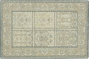 マット ウールマーク付 ラグ 70×120cm コンパートメント柄 長方形サイズ ホットカーペット対応 SEROKKU