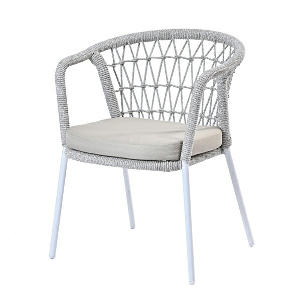 ダイニングチェア 一人掛け椅子 パーソナルチェア 屋外で使える ABC301RGW