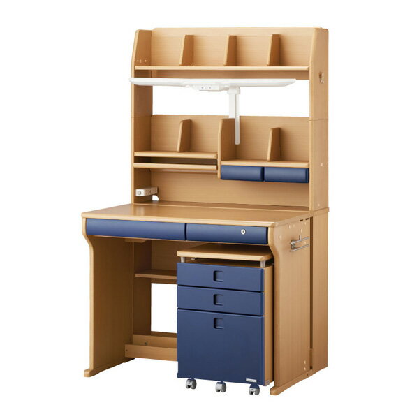 コイズミ学習机 デスク CDファースト ステップアップデスク NSネイビーブルー色 小泉 95cmハイタイプ CDM-895NSNB