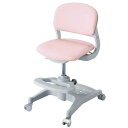 コイズミ ハイブリッドチェア 学習デスクチェア 合成皮革張り HyBrid Chair ライトピンク色 CDC-871