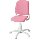 コイズミ カデットチェア 回転学習デスクチェア 布張り Cadet Chair ピンク色 HSC-741 PK 1