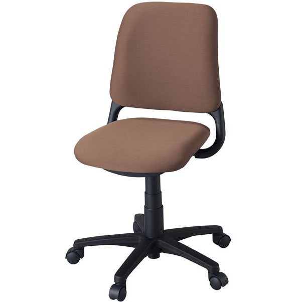 コイズミ カデットチェア 回転学習デスクチェア 布張り　Cadet Chair ブラウン色 HSC-745 BR ゆったりと大きめの背もたれと座面で快適な座り心地です。 回転学習椅子、コイズミブランド ガス圧でワンタッチ昇降（体重を掛けてレバーを操作すると座面が下がり、腰を浮かしながらレバーを操作すると座面が上がります） お子様の成長に合わせ座面の高さ調整と、座面の奥行の調整が出来ます。 コイズミファニテック 小泉 ◇サイズ：幅56×奥行59〜61×高さ83〜94センチ ◇素材：布張り（ポリエステル）、脚：ナイロン樹脂、クッション：モールドウレタン（座のみ） ◇特徴：5本脚 ・座面奥行調節 ・座面高さ調節(ガス昇降式) ◇組立式 ◇このシリーズには「ピンク」「グリーン」「パープル」「ネイビーブルー」「ブラウン」の5色がございます。 ◆ピンクはこちらです。 ◆グリーンはこちらです。 ◆パープルはこちらです。 ◆ネイビーブルーはこちらです。 ◆ブラウンはこちらです。 学習イス一覧はこちらこのシリーズには 「ピンク」「グリーン」「パープル」「ネイビーブルー」「ブラウン」の 5色がございます。 ピンクはこちらです。 グリーンはこちらです。 パープルはこちらです。 ネイビーブルーはこちらです。 ブラウンはこちらです。 デスク/学習机一覧はこちら 学習椅子一覧はこちら