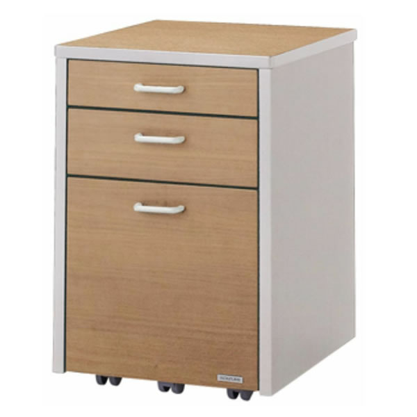 デスク用ワゴン コイズミ学習机 Rutra. ルトラ ホワイト×ナチュラル色 シンプルデスク 小泉 組み合わせ..