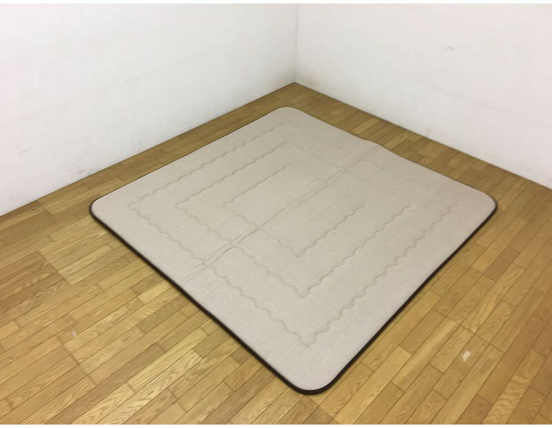 こたつ布団　正方形用こたつ敷布団（敷き単品）　正方形80〜90巾コタツ用　アルフ　ベージュ色190　敷布団