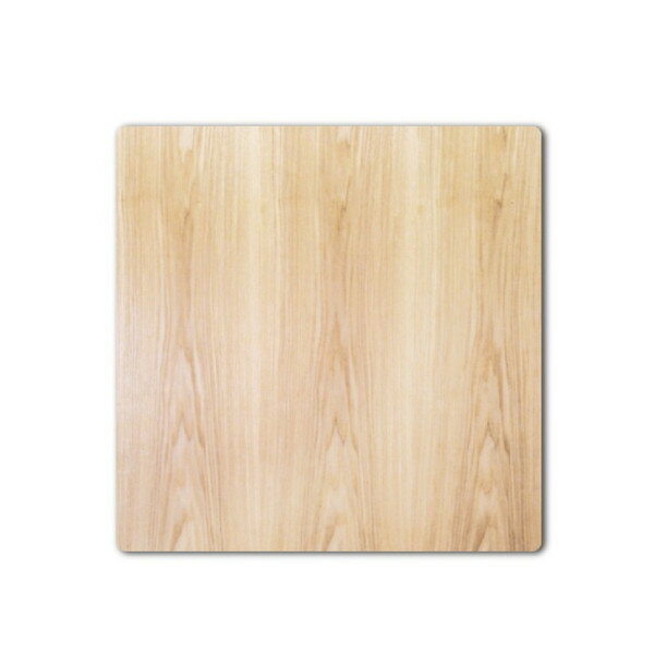 コタツ板 こたつ天板 90×90センチ正方形 国産品（日本製）片面仕様 天然杢タモ突板