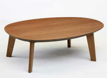 タマゴ型家具調コタツ こたつ 120幅 マルコ ウォールナット