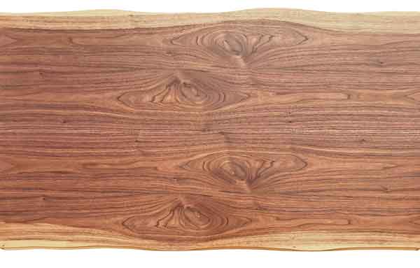 コタツ板 こたつ天板 150×90センチ長方形 国産品（日本製）片面仕様 皮付きウォールナット