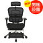 【搬入設置】 高機能デスクチェア Ergohuman PRO ottoman(エルゴヒューマンプロ オットマン)(エラストメリック・メッシュ)ブラック/KM11