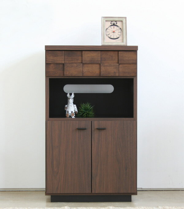 ハイタイプ木製テレビ台50センチ幅 モダン北欧デザイン 完成品 コルクCKファックスボード