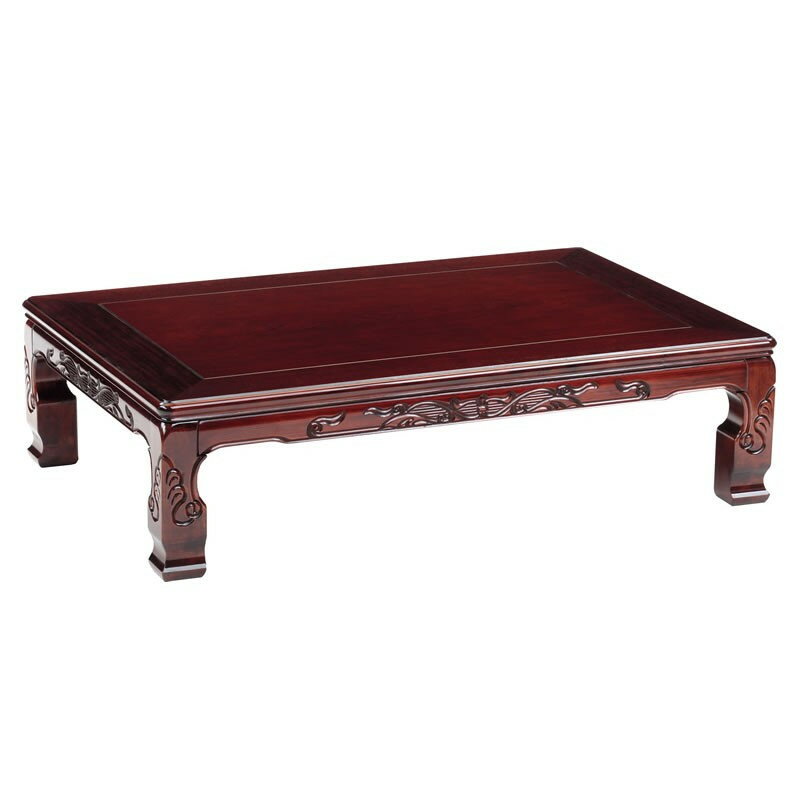 折れ脚純和風座卓テーブル 長方形幅150センチ 双葉2 シタン色 折りたたみローテーブル ちゃぶ台 日本製