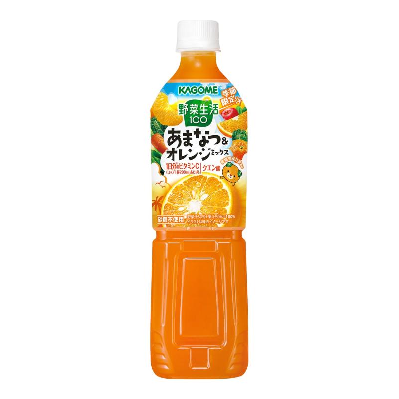 カゴメ 野菜生活100 あまなつ＆オレンジミックス 720ml×15本 【季節品】のサムネイル