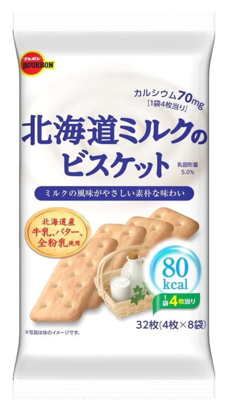 ブルボン 北海道ミルクのビスケット 32枚×6袋のサムネイル