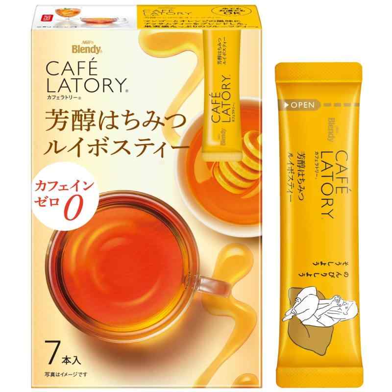 AGF ブレンディ カフェラトリー スティック 芳醇はちみつルイボスティー 7本×6箱 【 はちみつ紅茶 】【 紅茶 スティック 】【 ノンカフェイン 】