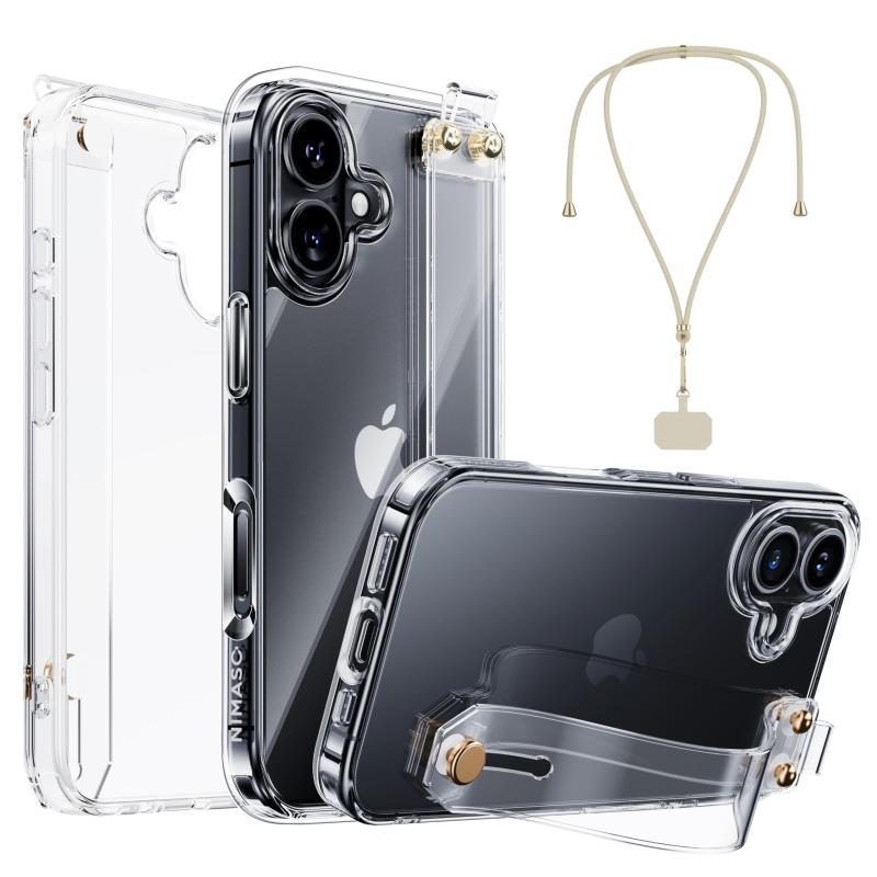 NIMASO iPhone16  ꥢ ݸ ɻ Ѿ׷ ƷMIL SGSǧ Phone16б  ȥåդ ĹĴ ɵǽ 磻쥹б ե16б6.1