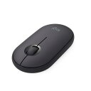 ロジクール ワイヤレスマウス 無線 マウス Pebble M350GR 薄型 静音 グラファイト ワイヤレス windows mac Chrome Android Surface iPad OS M350(2)