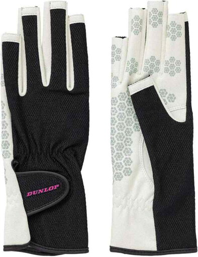 ダンロップ(DUNLOP) テニス グローブ 両手セット ブラック(900) TGG0136W ダンロップ(DUNLOP) テニス グローブ 両手セット ブラック(900) TGG0136W