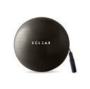 エレコム バランスボール 55cm フィットネス 空気入れ付き ブラック HCF-BB55BK(4)