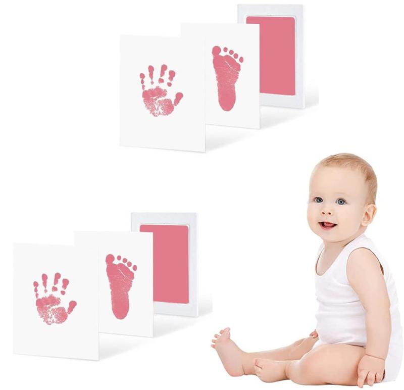 赤ちゃん 汚れないインク 手形 足形キット