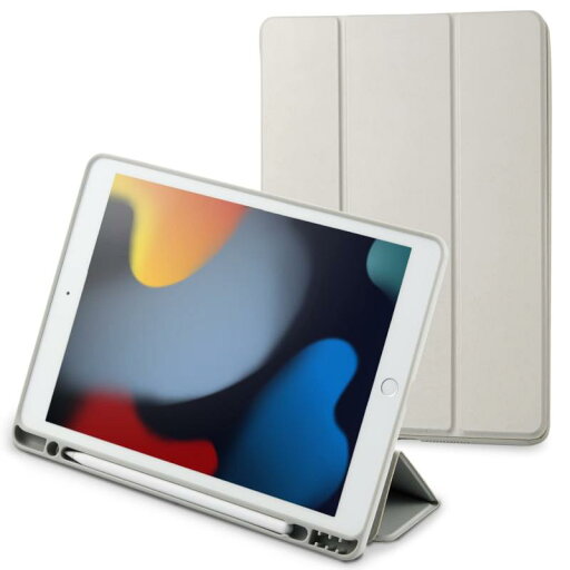 エレコム iPad 10.2 第9/8/7世代 (2021/2020/2019年) ケース オートスリープ/ウェイク対応 Apple Pencilスタンド・ホルダー付 グレー TBWA19RWVSAGY エレコム iPad 10.2 第9/8/7世代 (2021/2020/2019年) ケース オートスリープ/ウェイク対応 Apple Pencilスタンド・ホルダー付 グレー TBWA19RWVSAGY