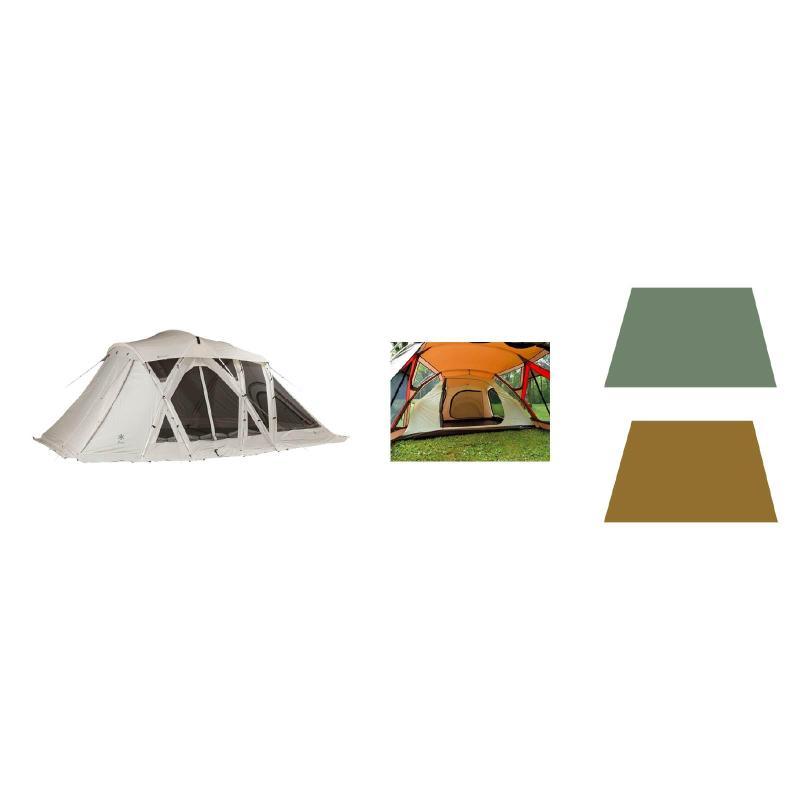 スノーピーク(snow peak) テント シェルター リビングシェル/リビングシェルロングPro./65周年記念モデル/雪峰祭2024秋野遊びセット