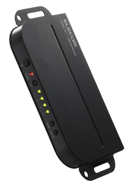 エレコム HDMI4画面分割機 マルチビューワー 2K60Hz(1920×1080) 4入力1出力 パソコン/カメラ/HDDレコー..