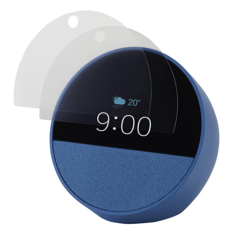 エレコム 【 echo spot 2024年発売 】 保護フィルム 高精細 反射防止 アンチグレア 指紋防止 貼りやすく、貼り直し可能 2枚入り AISWESP1FLFTHDW