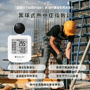 楽天 黒球式 熱中症指数計 WBGT測定器|JIS適合|温度 湿度 輻射熱 屋外 アラーム wbgt計 測定器 指数 計 黒球 携帯 アラート 表示 黒鉄型携帯熱中症計 温度計 熱中症指数 黒球 KO392 JIS 工場 現場 スポーツ 介護 学校 保育園 病院