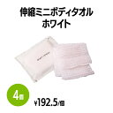 楽天 伸縮ミニボディタオル ホワイト (約90×450mm) 体洗い 浴用タオル ボディウォッシュ バスグッズ ホテル 旅館 アメニティ スパ レジャー 温泉 ...