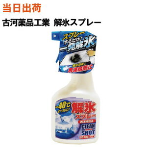 【まとめ買いで更にお得!】解氷スプレートリガー 500ml KYK 古河薬品工業【全国送料無料】(凍結 撥水 ガラス 雪 霜 氷 凍る 溶ける カー用品 コーティング 寒い スプレー 車 カー)