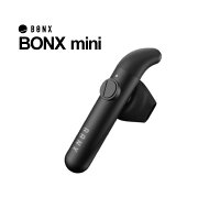 《BONXmini》（ボンクスミニ/ウェアラブルトランシーバー/無線機）BLACK免許不要！携帯アプリ使用で自由に通信できる、さらにコンパクトになった小型ウェアラブルトランシーバー