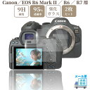 sanwatrade Canon EOS R6 Mark II / R6 / R7 専用 ガラスフィルム 液晶 保護 硬度9H 【 2枚 】セット
