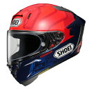 X-Fifteen MARQUEZ 7 TC-1 レッド/ブルー ヘルメット XXLサイズ(63-64CM)