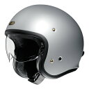 shoei J O matte light silver helmet(ショウエイ ジェイ オー マットライトシルバー バイク用ヘルメット) M(57-58cm) XL(61-62cm)