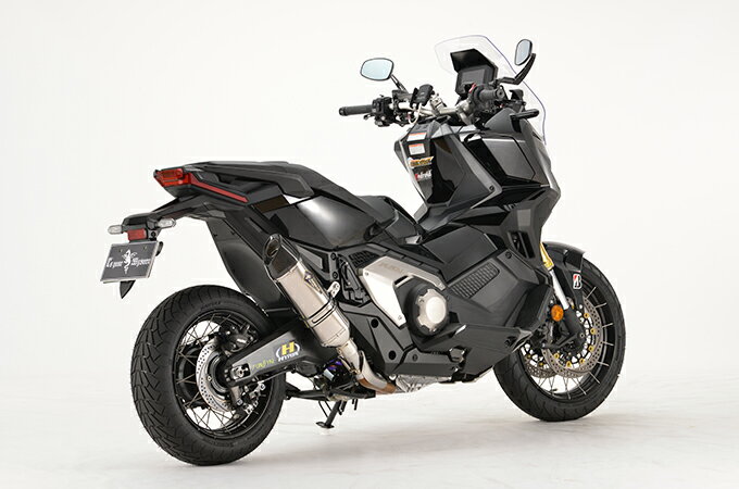 アールズギアマフラー　チタン合金　X-ADV（’17～全年式対応）チタンポリッシュ カーボンエンド リアル..