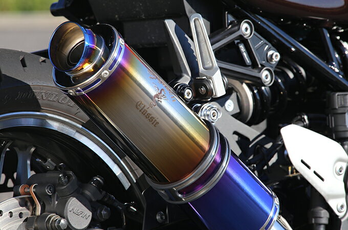 アールズギアマフラー　チタン合金　Z900RS/CAFE/SE（17～22）チタンポリッシュ カーボンエンド リアル..