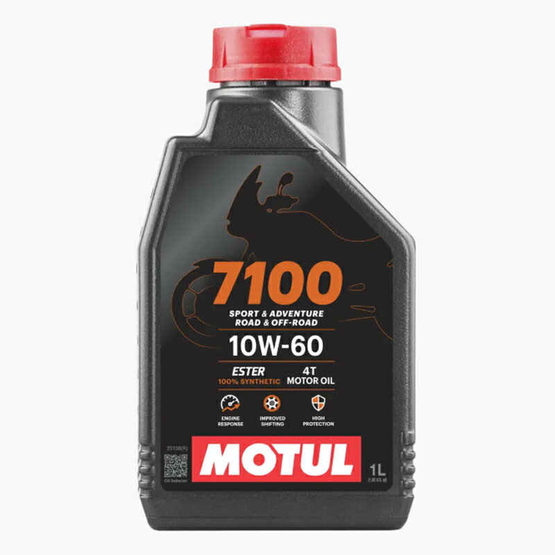 [国内正規品]MOTUL 7100 4T 10W-60 モチュール 4ST2輪用(スポーツ系)エンジンオイル 1L