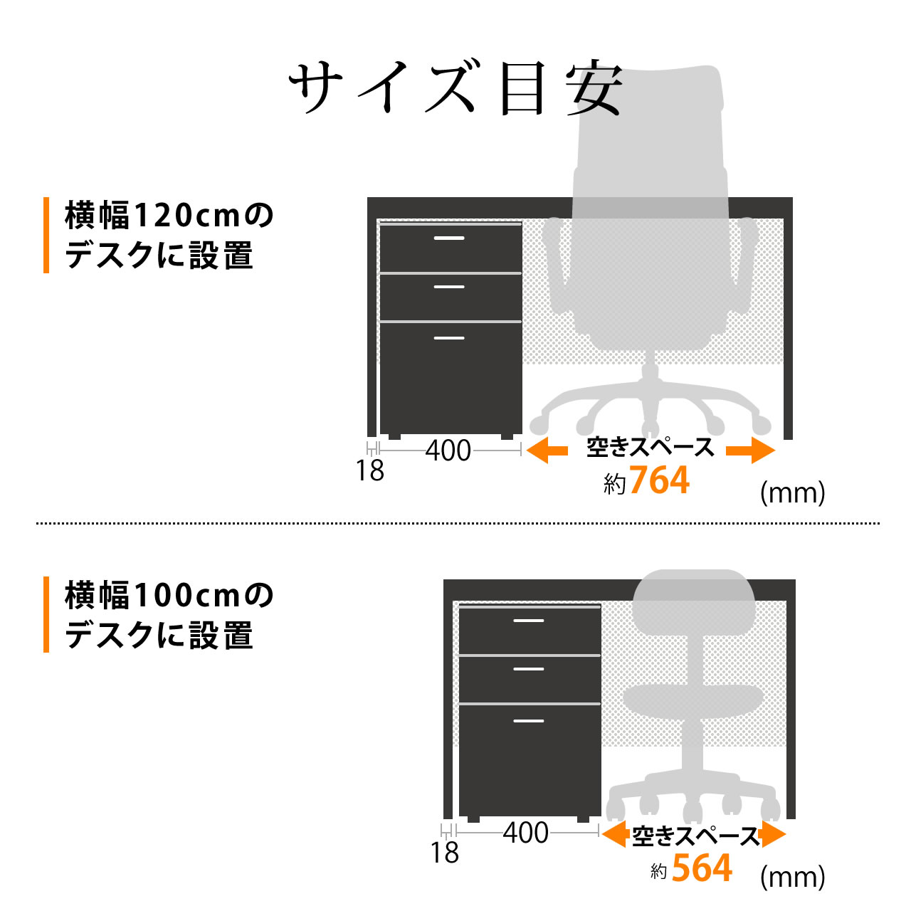 デスクワゴン サイドチェスト デスクキャビネット 木製 3段 ブラウン キャスター付き ほぼ完成品 サイドワゴン デスク下 テレワーク 在宅勤務 リモートワーク 在宅ワーク 引き出し おしゃれ 収納 脇机 袖机 デスクサイド収納