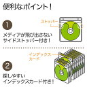 CDケース DVDケース 不織布ケース 2穴付 両面収納×100枚セット 5色ミックス インデックスカード付 収納ケース メディアケース 持ち運び