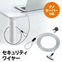 【楽天1位受賞】セキュリティワイヤー nanoスロット ナノセーバー ロック NanoSaver 盗難防止 シリンダ錠 ワイヤー2m マスターキー対応