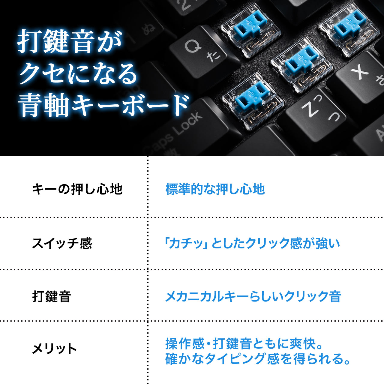 メカニカル キーボード コンパクト 薄型 有線 usb 静音 ゲーミングキーボード テンキーなし テンキーレス 青軸 赤軸 PC パソコン ゲーム 作業 日本語配列 LEDバックライト 光る